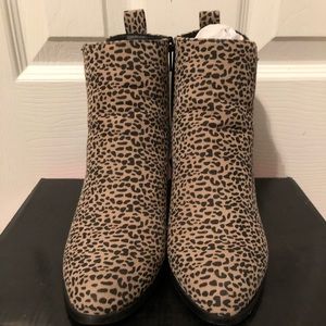 Charlotte Russe Leopard Print Boot
